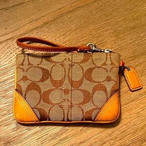 Vintage Coach Wristlet